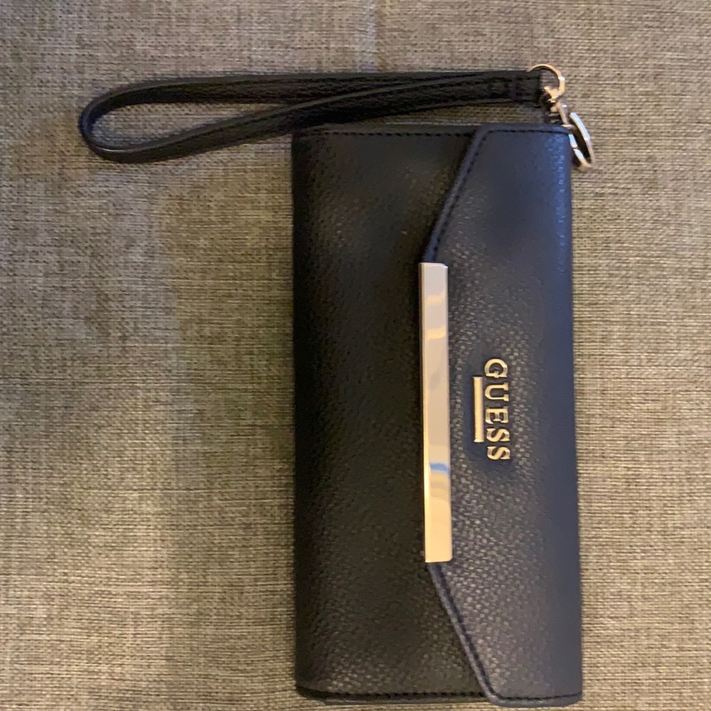 Guess Wallet Black and Blue